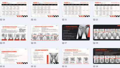 Vista previa de entrenamientos masculinos